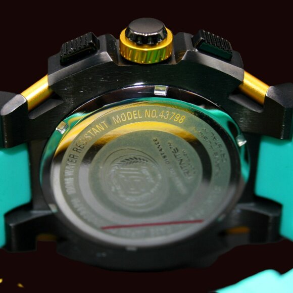 Invicta S1 Rally Men's Watch - 50.5mm, Black, Green (43798) - Picture 5 of 8